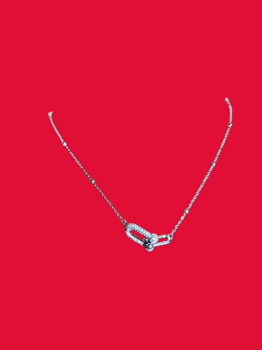 Collar de eslabones de cadena en forma de U