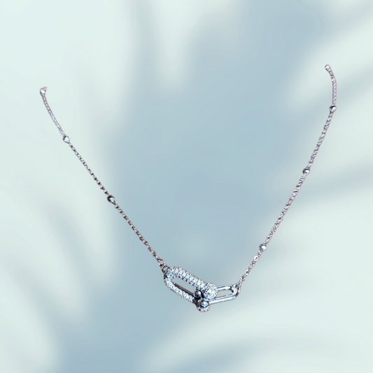 Collar de eslabones de cadena en forma de U